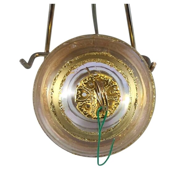 Vintage Hand-Painted Hand Blown Glass Christmas Ornaments Set Of 3 - Picture 10 of 13